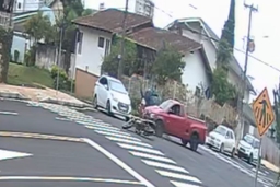 Entregador de 24 anos "voa" em colisão no dia do aniversário