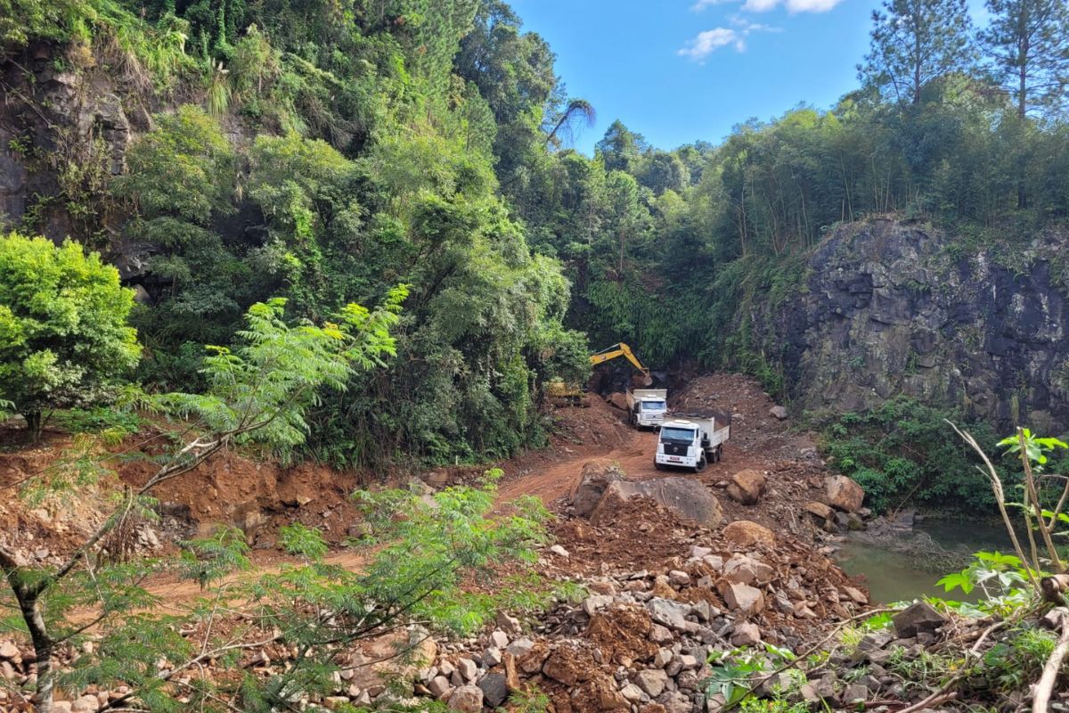 Túnel de quase 1 km está sendo construído em cidade do Oeste