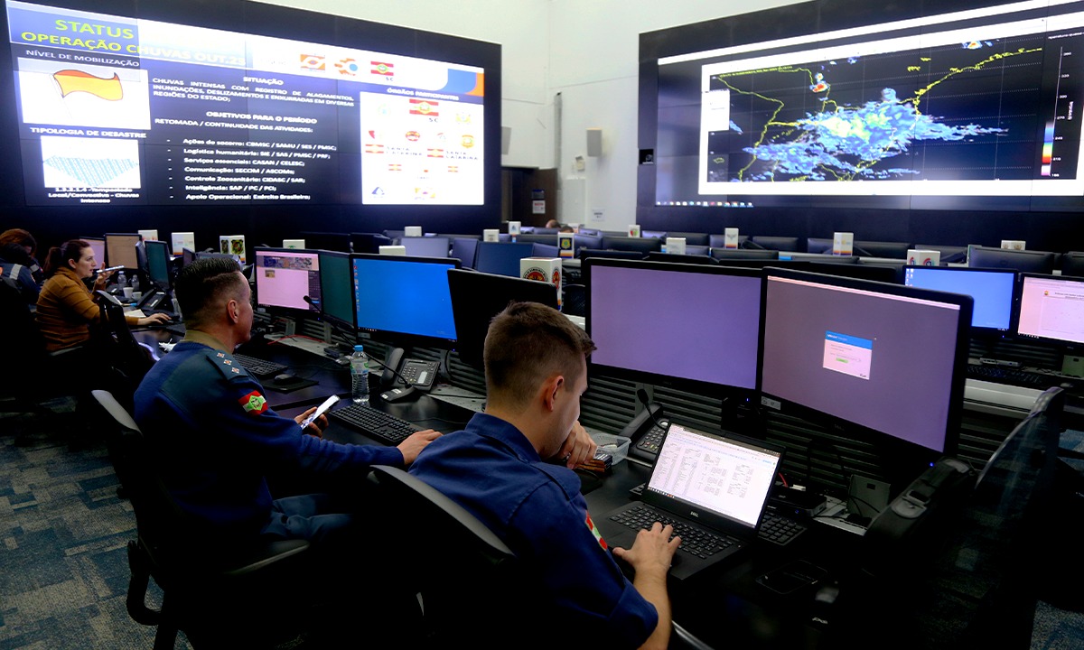 Sul Brasil integra mobilização estadual e participa de exercício simulado da Defesa Civil