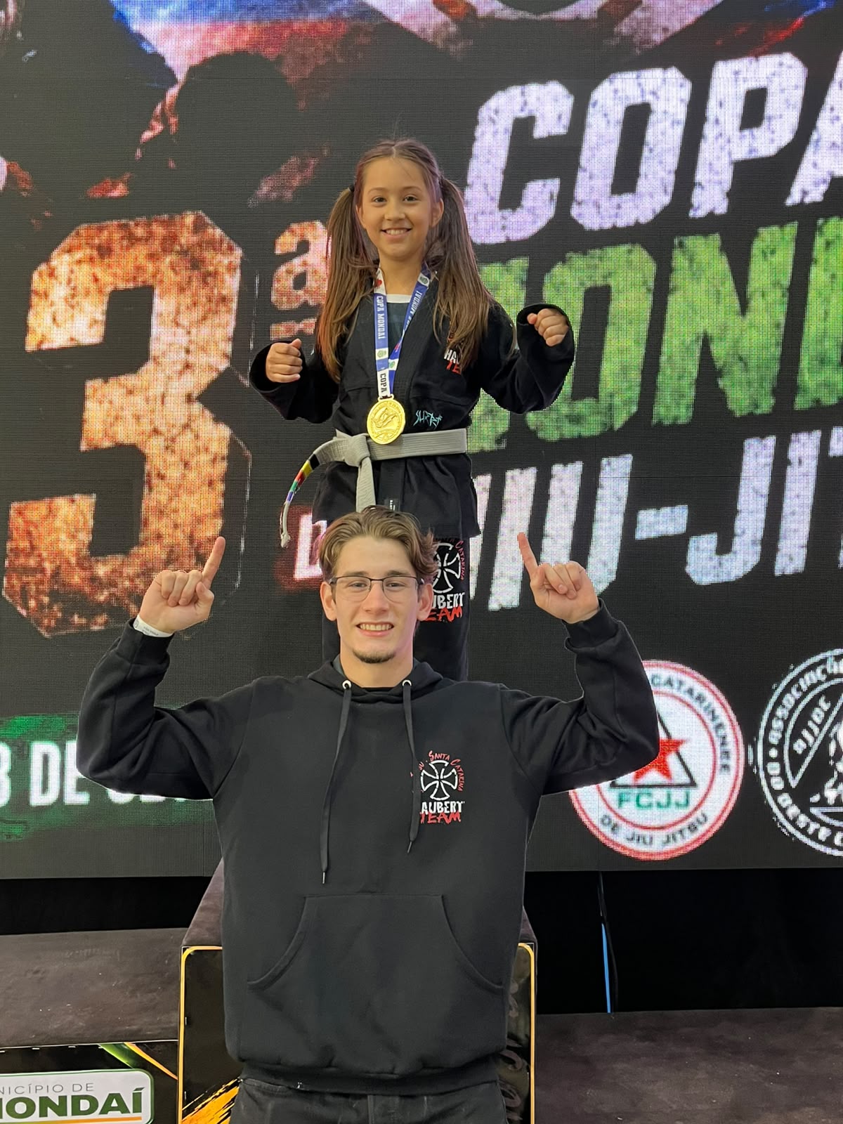 Haubert Team conquista 14 medalhas na 3ª Copa Mondaí de Jiu-Jitsu