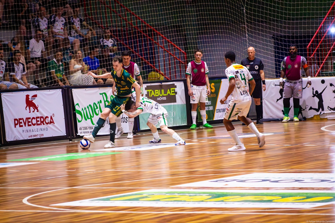 Pinhalense Futsal Zagonel joga decisão da Copa SC em busca de virada fora de casa