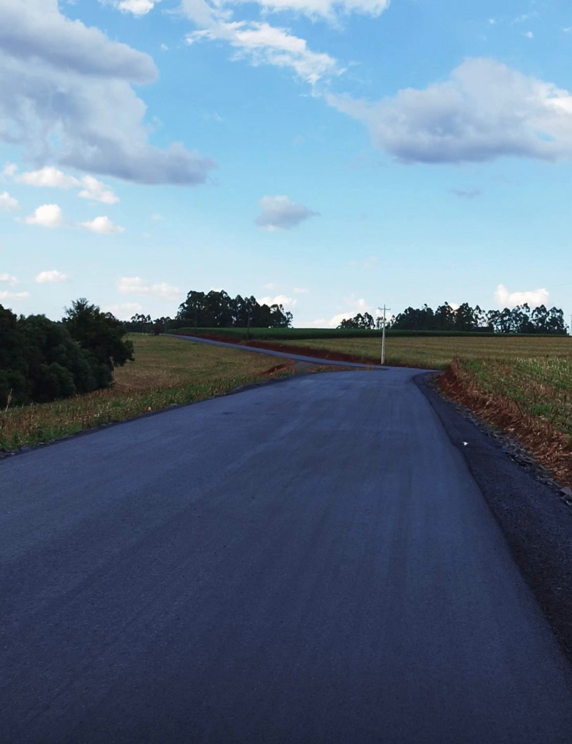 Acesso à Linha Araçá em Saudades é liberado após conclusão da pavimentação
