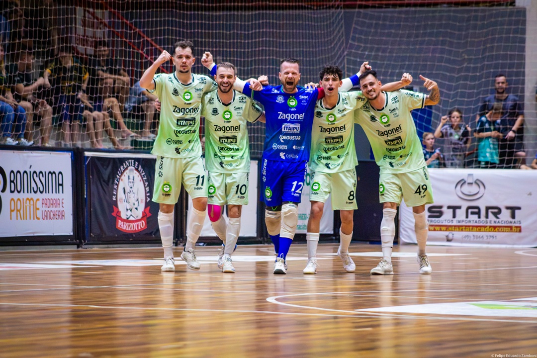 Pinhalense Futsal Zagonel vai encarar Criciúma nas quartas de final da Copa SC