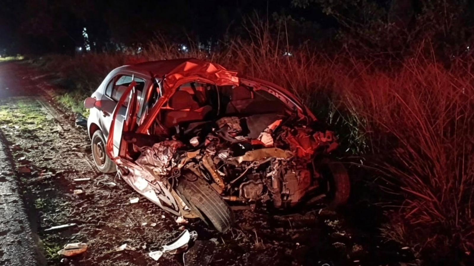 Idoso morre em batida frontal no Oeste