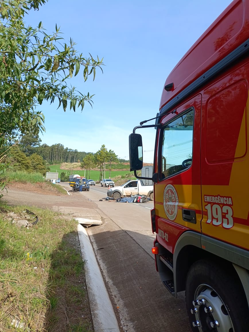 Colisão na BR-163 termina com uma morte e uma pessoa ferida