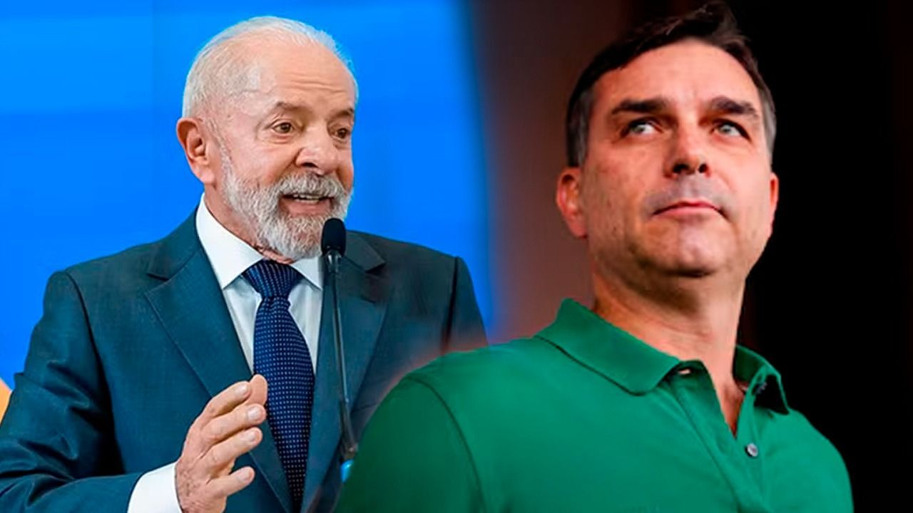 Pesquisa aponta Flávio Bolsonaro seis pontos à frente de Lula no segundo turno