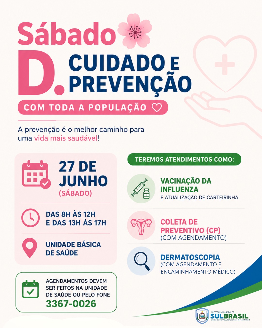 Sul Brasil realiza mutirão de saúde com vacinação, exames preventivos e avaliação de pele
