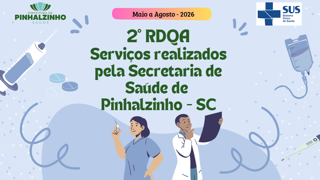 Saúde de Pinhalzinho registra quase 200 mil atendimentos em quatro meses