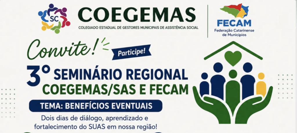 AMOSC participa de debates estaduais sobre o fortalecimento da Assistência Social