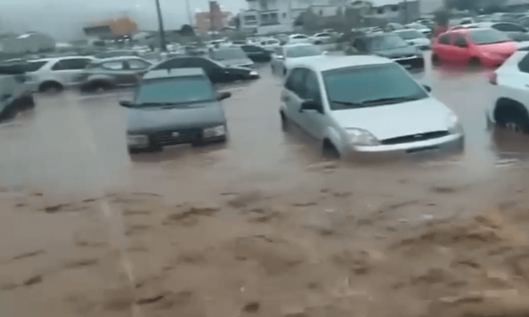 Temporal causa apreensão em Santa Catarina
