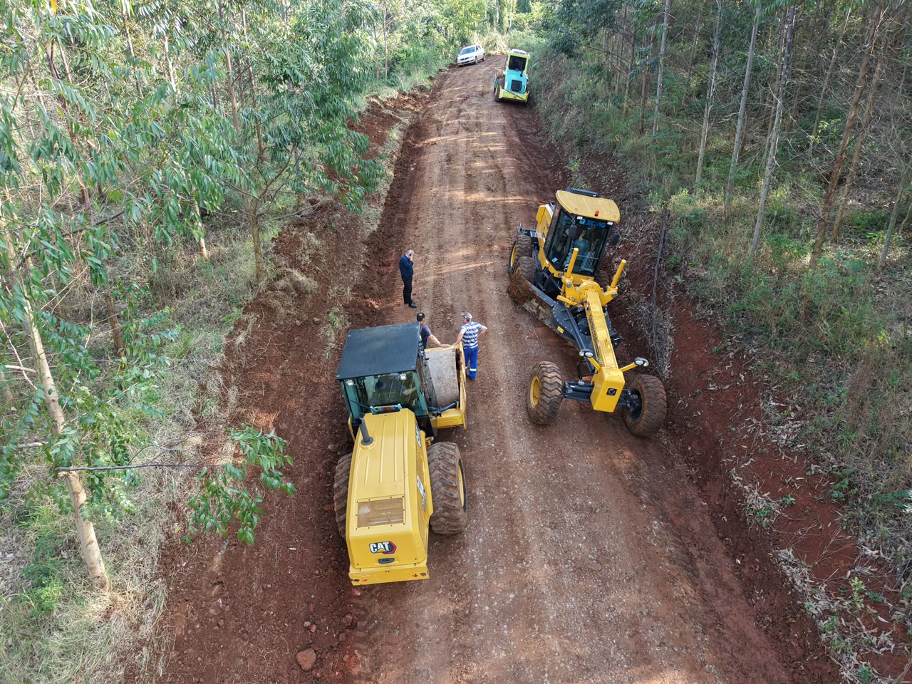 Sul Brasil reforça manutenção das estradas rurais com novas motoniveladoras em funcionamento