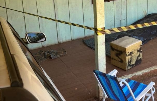 Morador é morto a tiros enquanto tomava chimarrão no interior de Palmitos