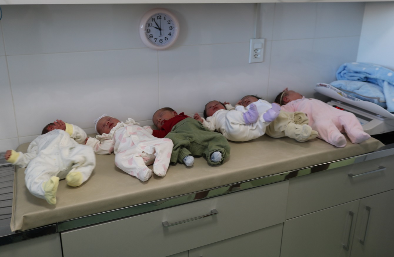 Seis bebês nascem em poucas horas no hospital de Pinhalzinho