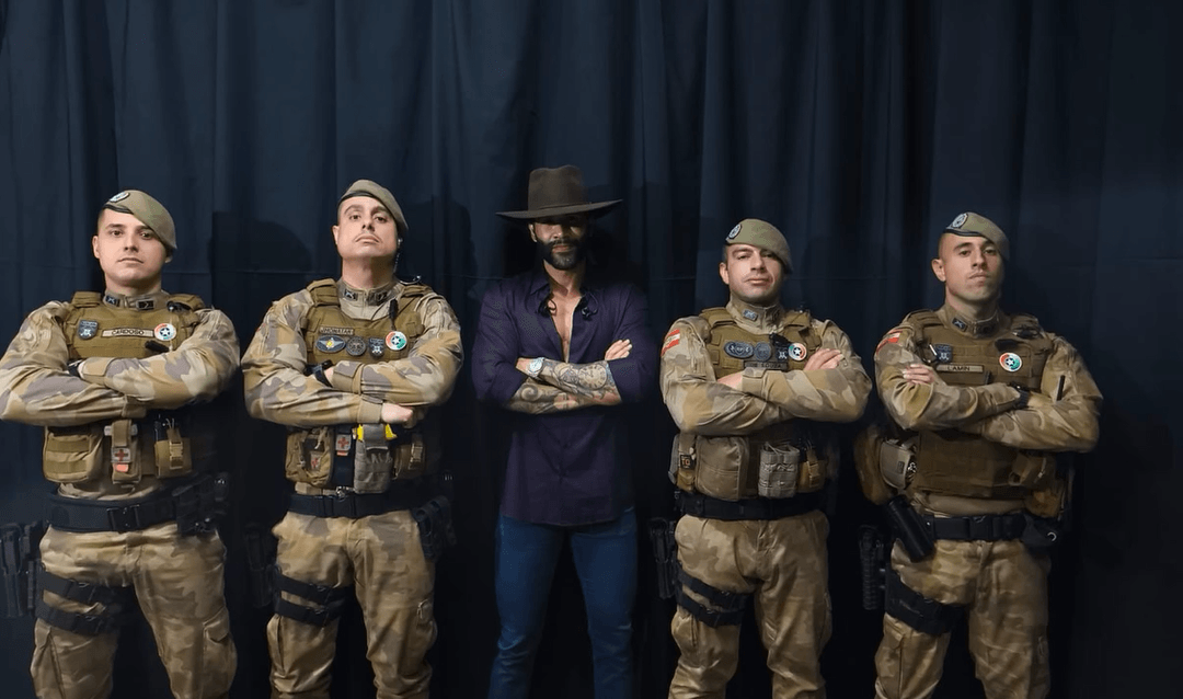 Show de Gusttavo Lima em SC tem escolta policial