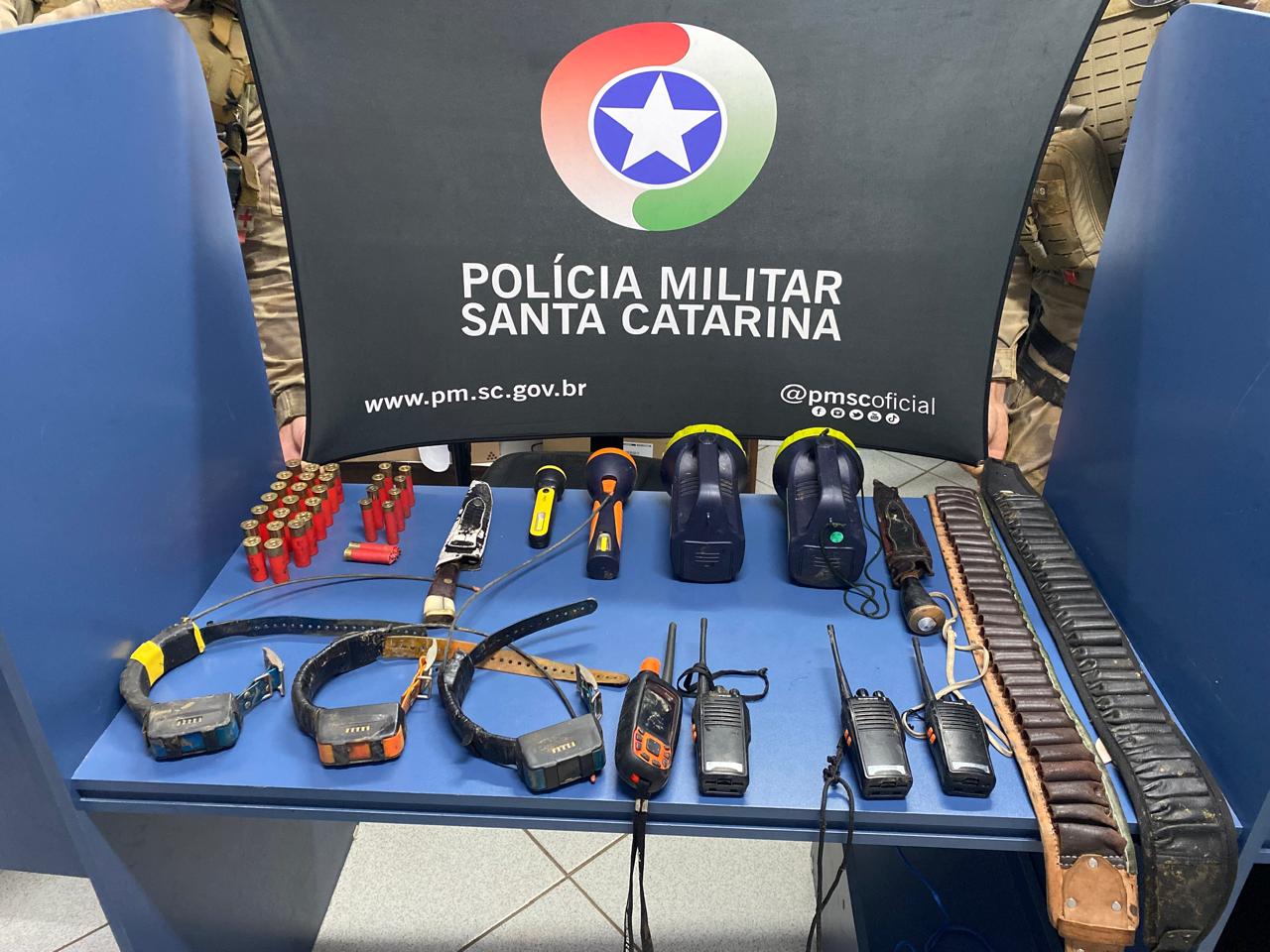 Polícia Ambiental apreende 30 quilos de carne de animais silvestres em Caçador