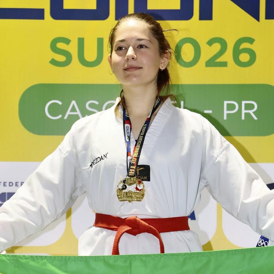 Bianca Ferrarini vai representar Santa Catarina no Taekwondo