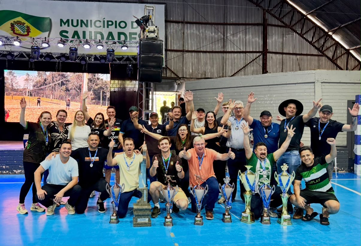 Câmara de Saudades conquista título de campeã geral dos Jogos de Integração da ACAMOSC 2026