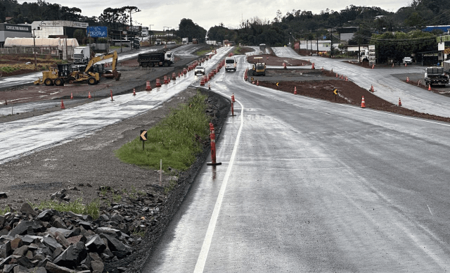 DNIT altera trânsito na BR-282 em Maravilha para continuidade das obras