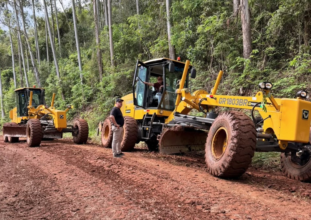 Sul Brasil intensifica recuperação das estradas do interior