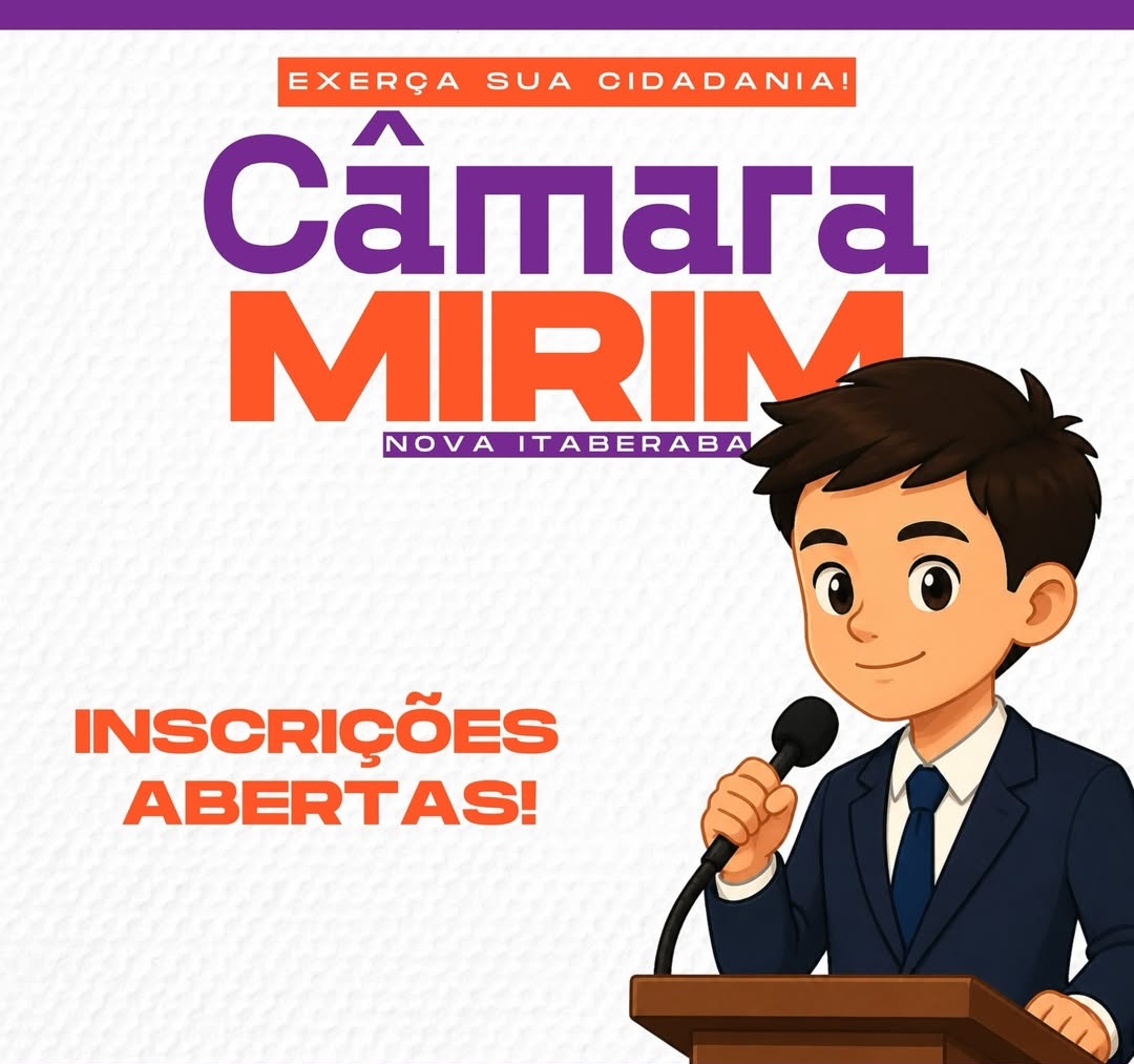 Câmara Mirim abre inscrições em Nova Itaberaba
