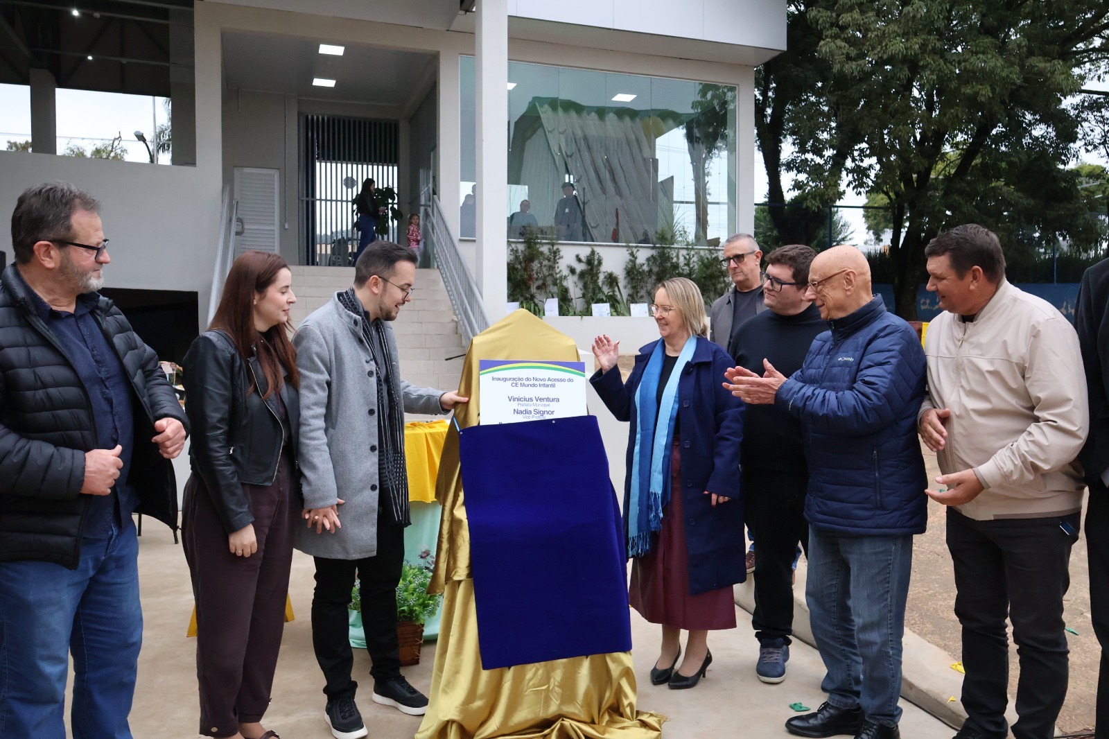 Novo acesso do Centro Educacional Mundo Infantil é entregue em Maravilha