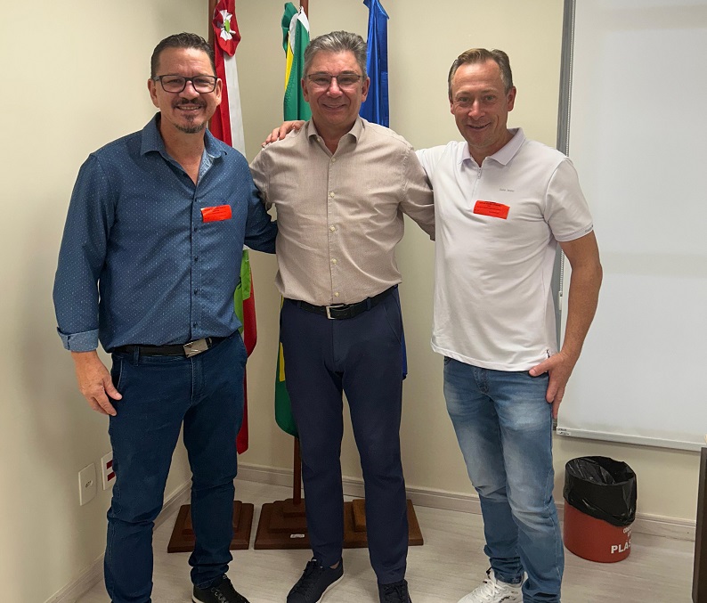 Vice-prefeito de Águas Frias cumpre agenda em Florianópolis em busca de recursos para o município