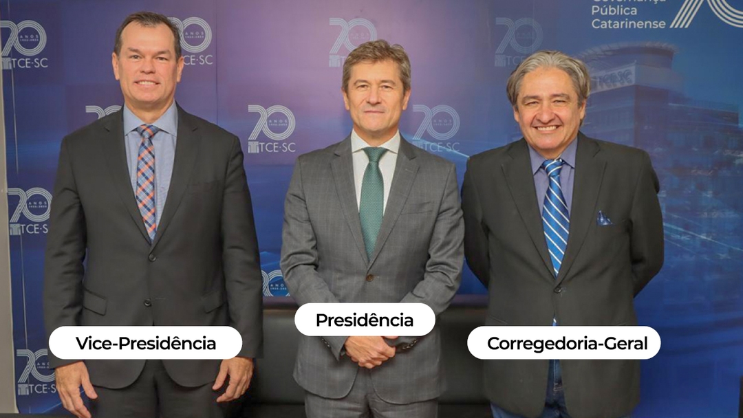 TCE/SC elege nova direção para o biênio 2027-2029