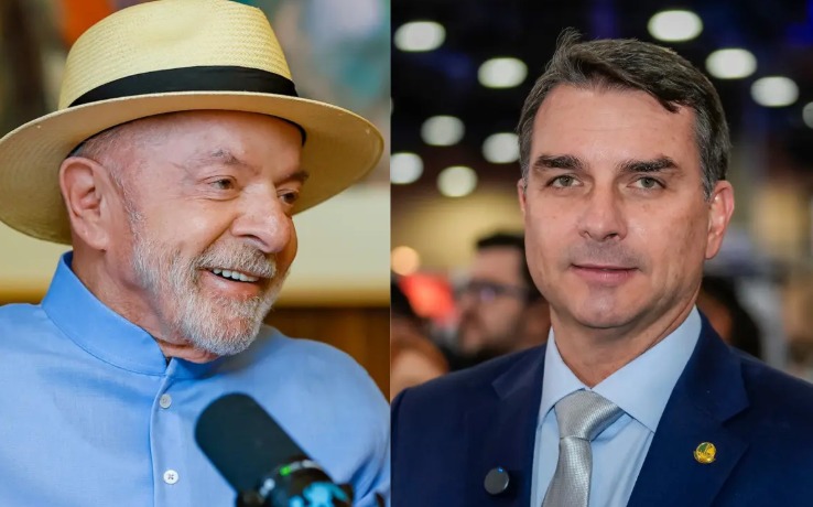 Pesquisa Quaest mostra Lula com 39% e Flávio Bolsonaro com 34% no 1º turno