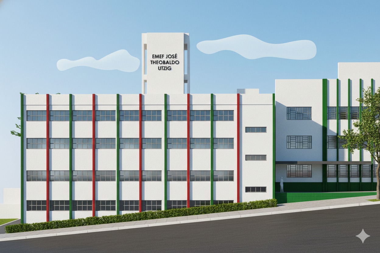 Prefeitura de Pinhalzinho abre licitação para ampliar salas de aula na Escola José Theobaldo Utzig