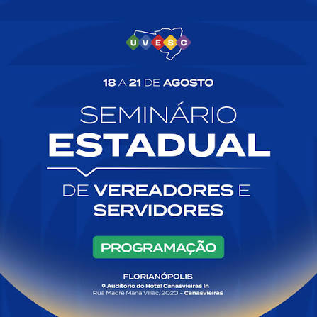 Gestão pública estará em pauta no Seminário Estadual da UVESC