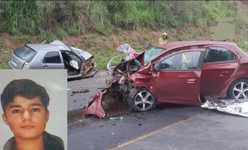 Adolescente de 15 anos natural de Nova Erechim morre em colisão frontal na BR-153