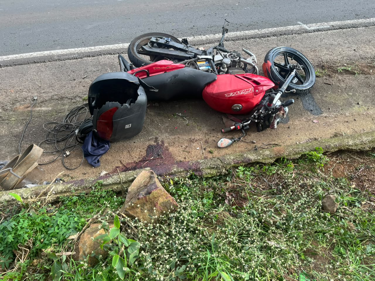 Motociclista morre em tragédia na SC-157 em Coronel Freitas
