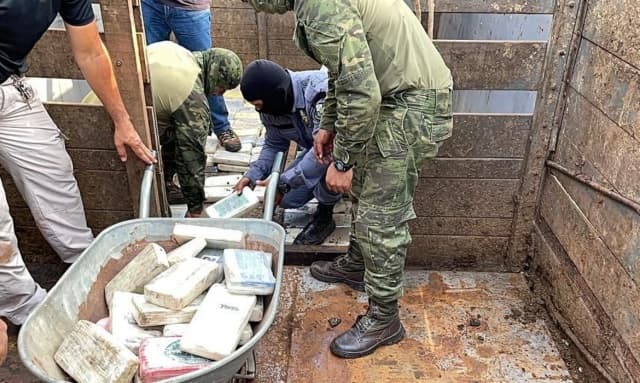 Apreensão de drogas durante operações (Foto: Ministério da Justiça e Segurança Pública)