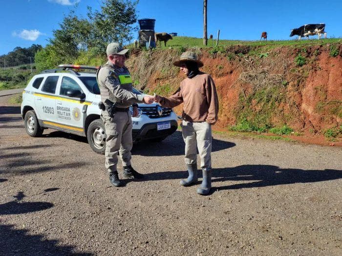 Atitude de "milhões", grana havia caído do bolso de agricultor (Foto: Divulgação)