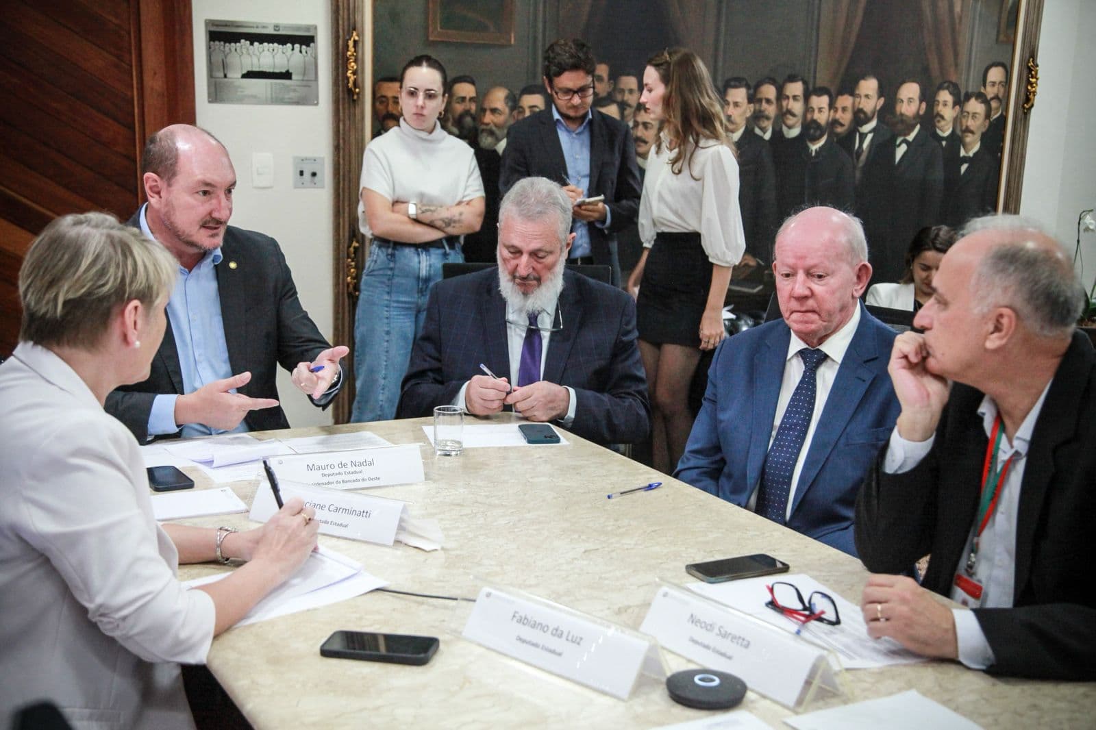 Reunião dos deputados da Bancada do Oeste  (Foto: Divulgação)