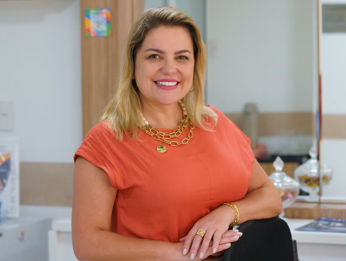 Milena era chefe do executivo de Vargem (SC) (Foto: Divulgação)