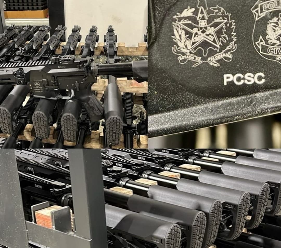 Novos fuzis  da PC (Foto: PC/Divulgação)
