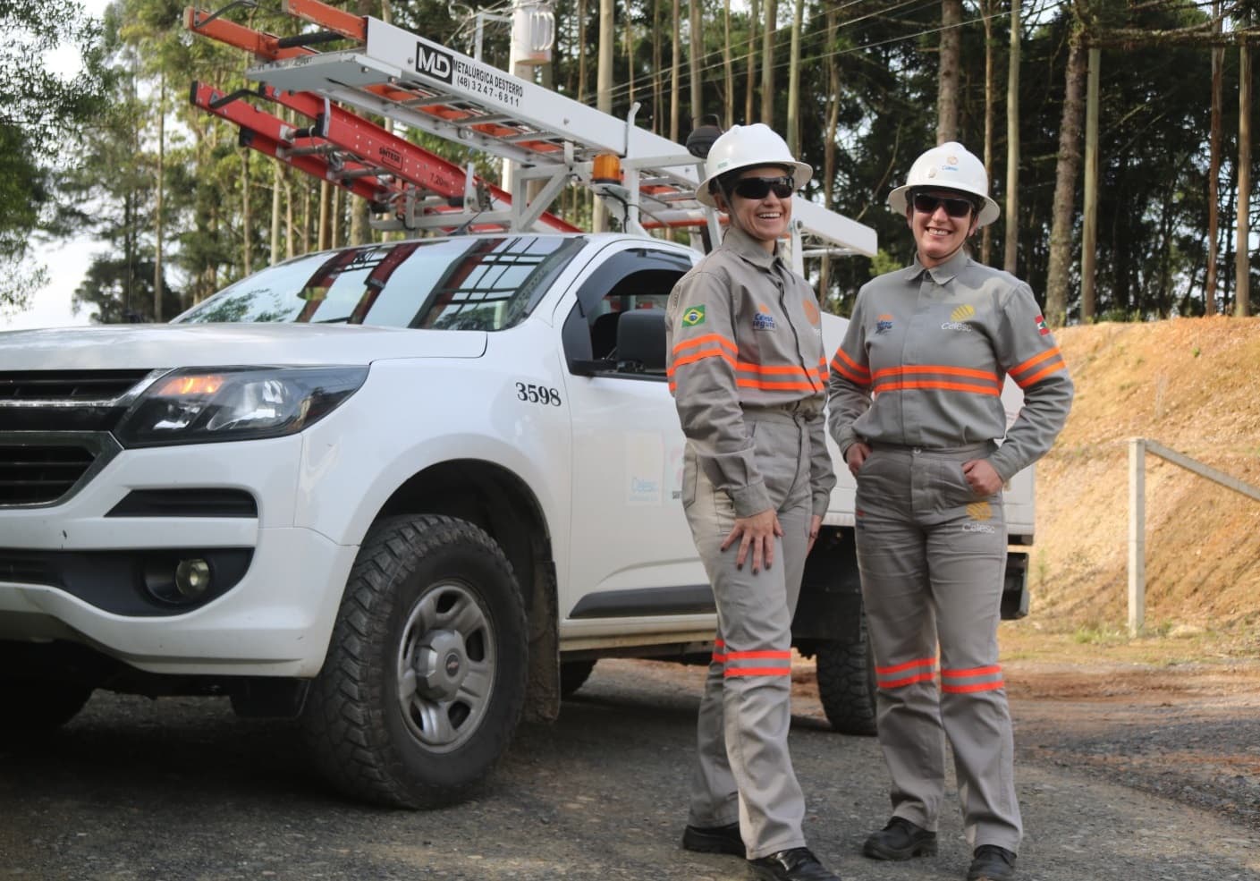 Mulheres atuam diariamente na Celesc (Foto: Divulgação)