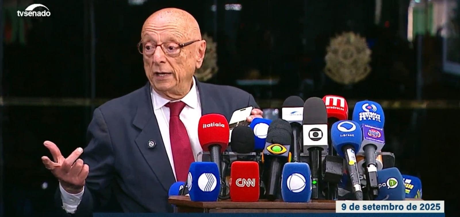 “Moraes faltou com a verdade”, reage senador Esperidião Amin após ser citado em julgamento de Bolsonaro