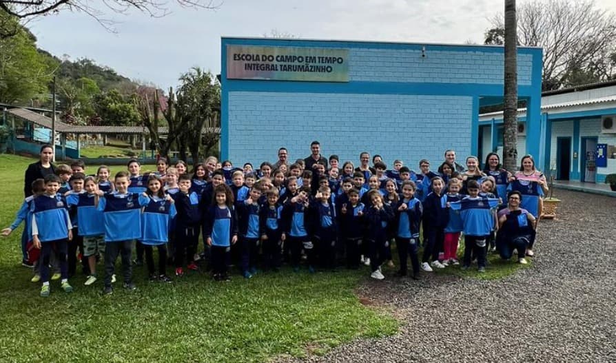Escola Tarumazinho, de Águas Frias é reconhecida como Escola Referência no Prêmio Lume