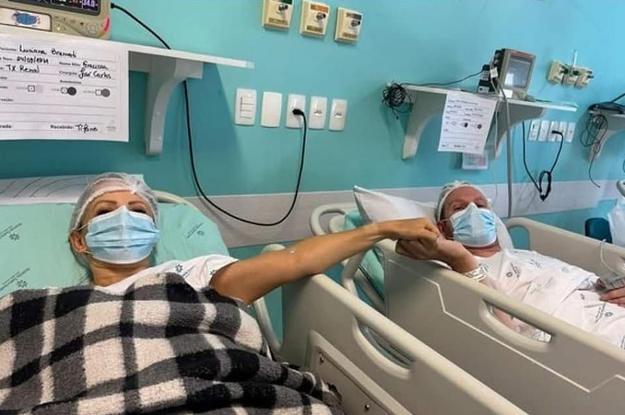 Marido doa rim para salvar esposa