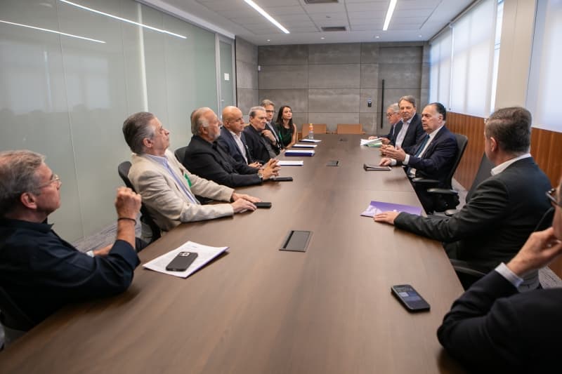 Representantes de indústrias que integram a Infragás reuniram-se na Federação (Foto: Filipe Scotti/Fiesc)