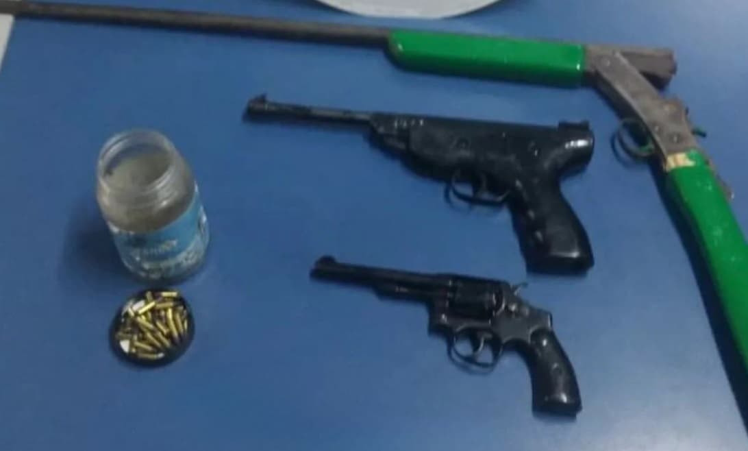 Produtor rural esconde armas; todas foram levadas