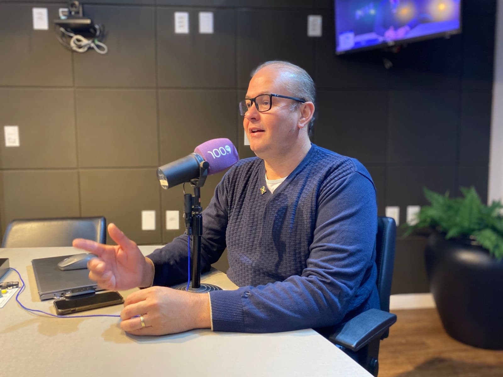 Beltrame participou do programa Radar da RCO nesta terça-feira (Foto: Felipe Eduardo Zamboni)