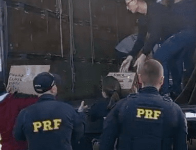 Donativos chegando ao estado gaúcho (Foto: Divulgação)