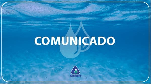 Comunicado CASAN (Foto: Divulgação)