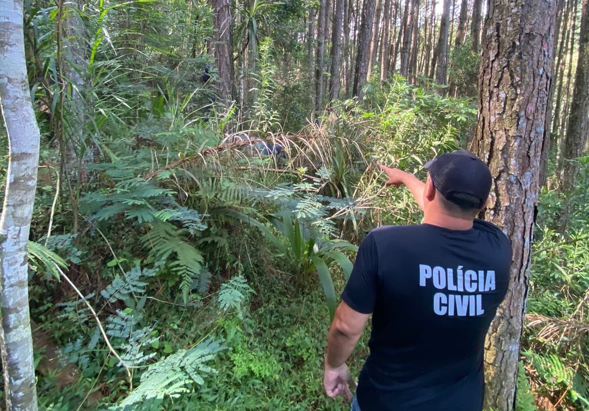 Vítima foi encontrada na sua propriedade (Foto: Polícia Civil)