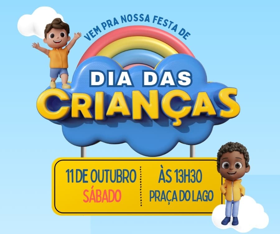 Diversão garantida: Pinhalzinho promove festa especial para o Dia das Crianças