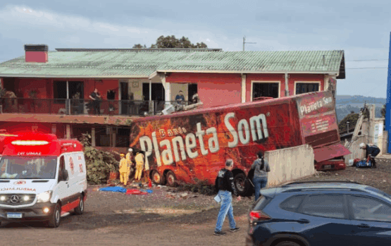 Conjunto se acidentou no Paraná (Foto: Divulgação)