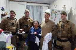 Guarnição agiu rápido na surpresa (Foto: Polícia Militar)